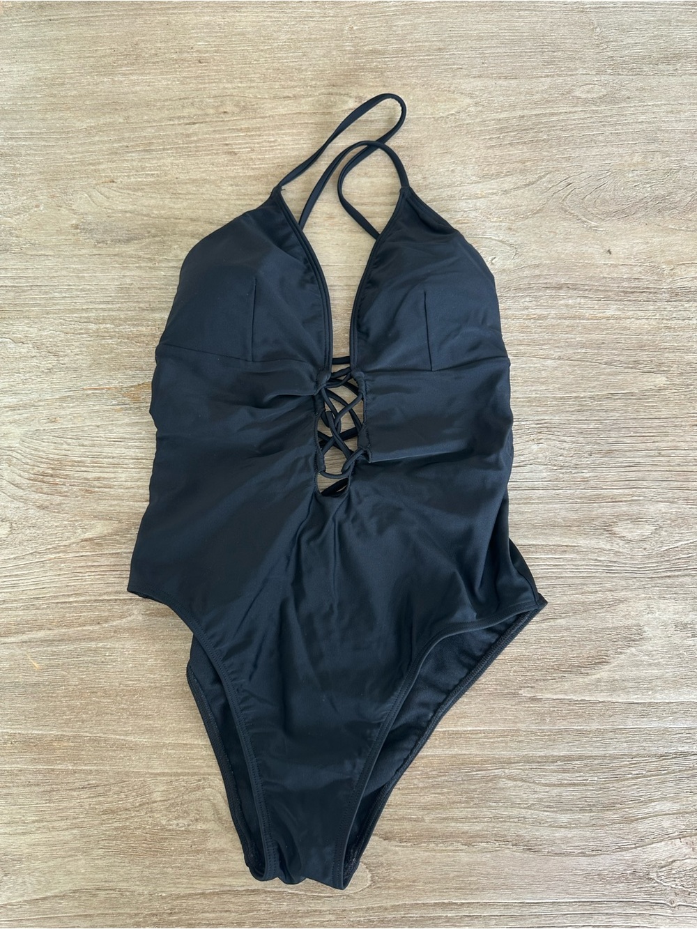 Abercrombie & Fitch Black Strap Detail Top